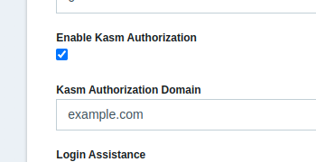 Set Auth Domain